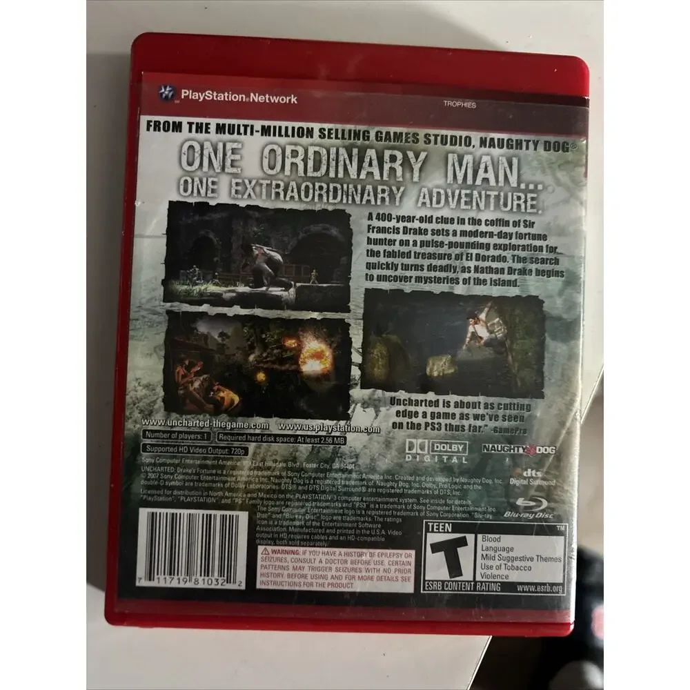 Uncharted: Drakes Fortune - Sony PlayStation 3